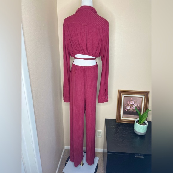 Free People Elai one piece Jumpsuit size Lg - Picture 5 of 10